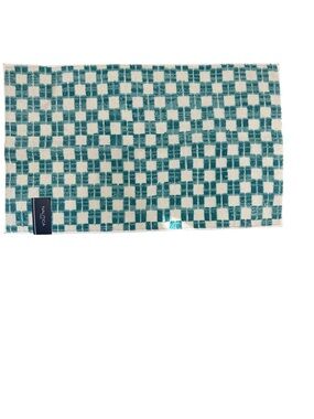 Nautica 48x28 teal blue and white Rug